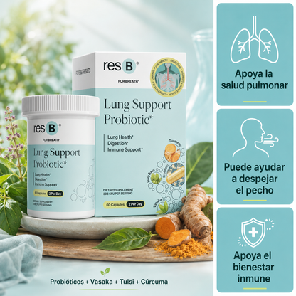 Resbiotic | Probiotico para la salud respiratoria