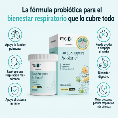 Resbiotic | Probiotico para la salud respiratoria